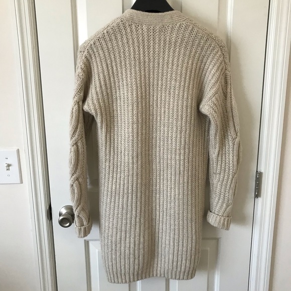 Banana Republic Cable-knit Alpaca Wool Cardigan - Picture 7 of 12